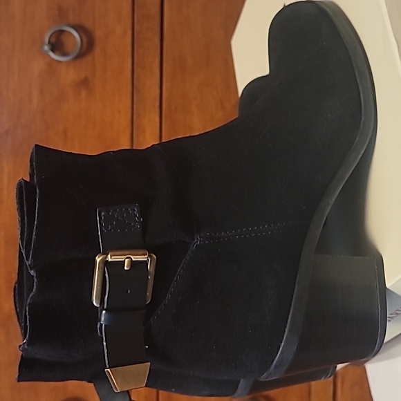 Franco Sarto suede ankle boots; Size 5-1/2 - Picture 6 of 10